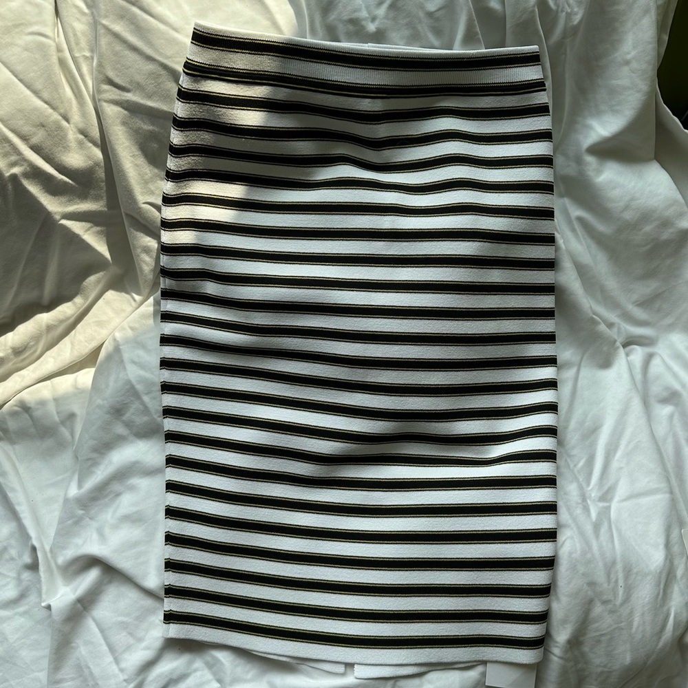 A.L.C. Striped Pencil Skirt